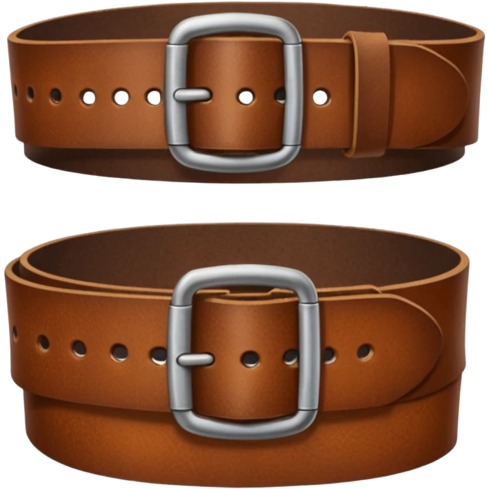 hand holding belt emoji