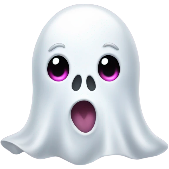 Ghost with heart eyes  emoji