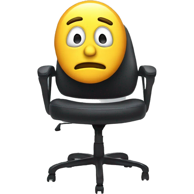 thinking on a Gaming chair emoji