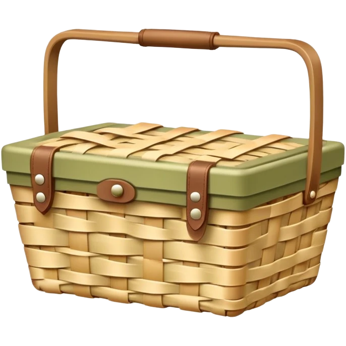 Pale olive Picnic Basket emoji
