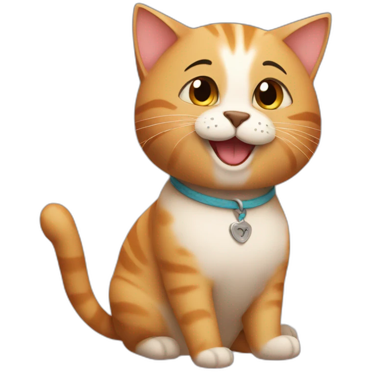 cats celebrating their 9 year anniversary emoji