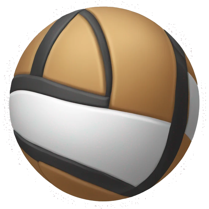 beach volleyball ball emoji
