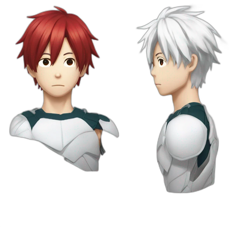 Shoto todoroki de my hero academia emoji