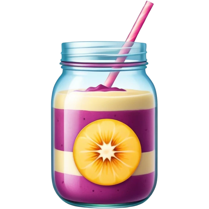 smoothie in a jar emoji