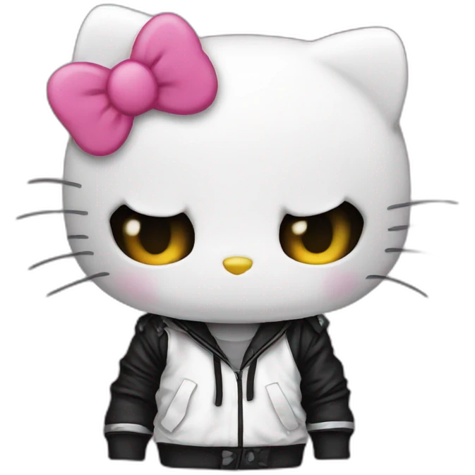 hello kitty emo emoji