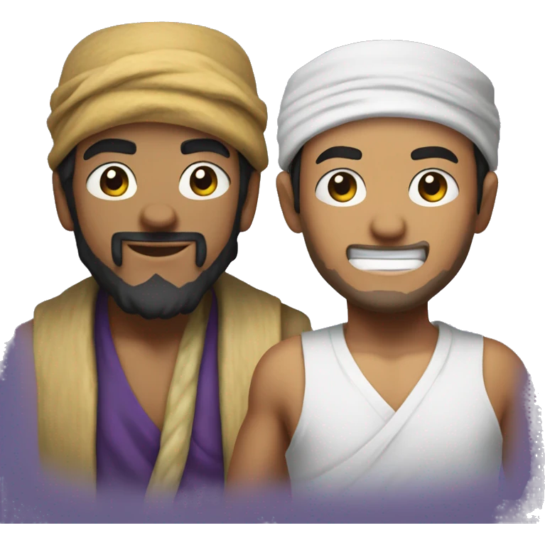 Human that looks like sinbad and luffy put together emoji