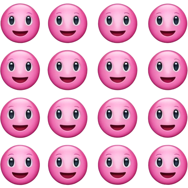 Pink emojis emoji