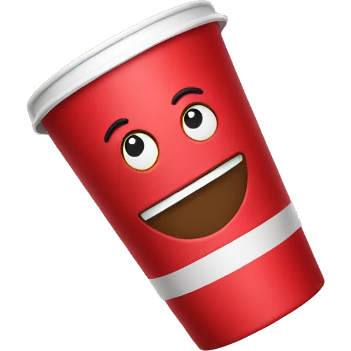 red plastic cup emoji