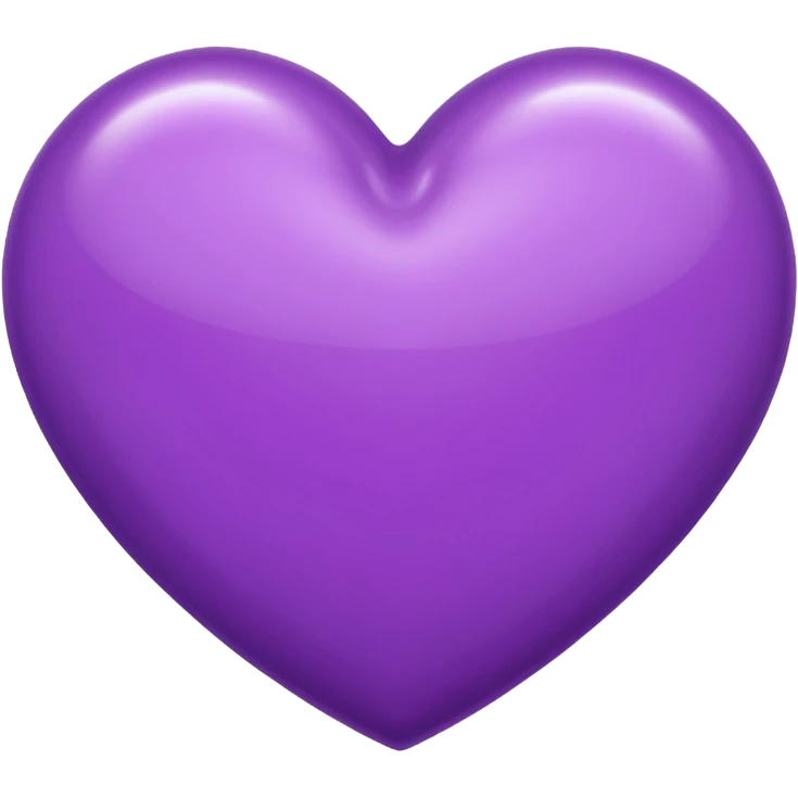 Purple Heart in this shape ❤︎‬ ⁣ emoji