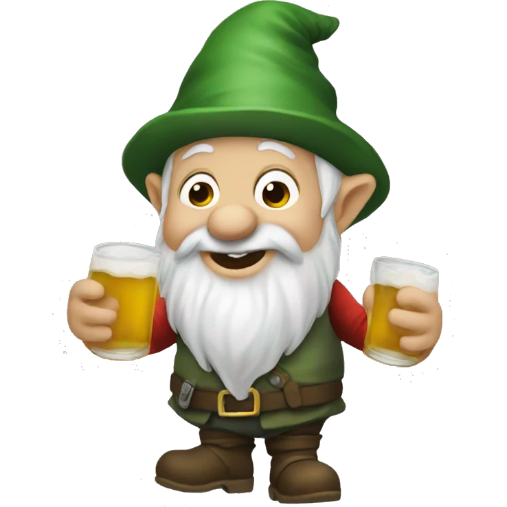 Drunk gnome emoji