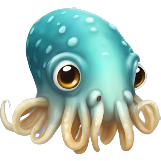 cute cuttlefish emoji