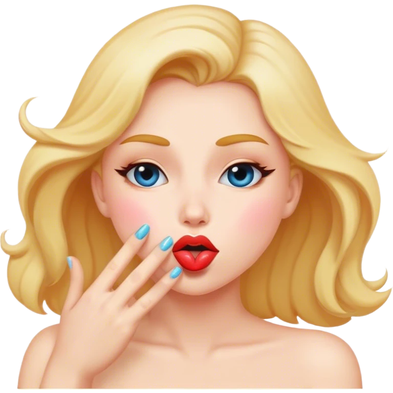blowing a kiss emoji