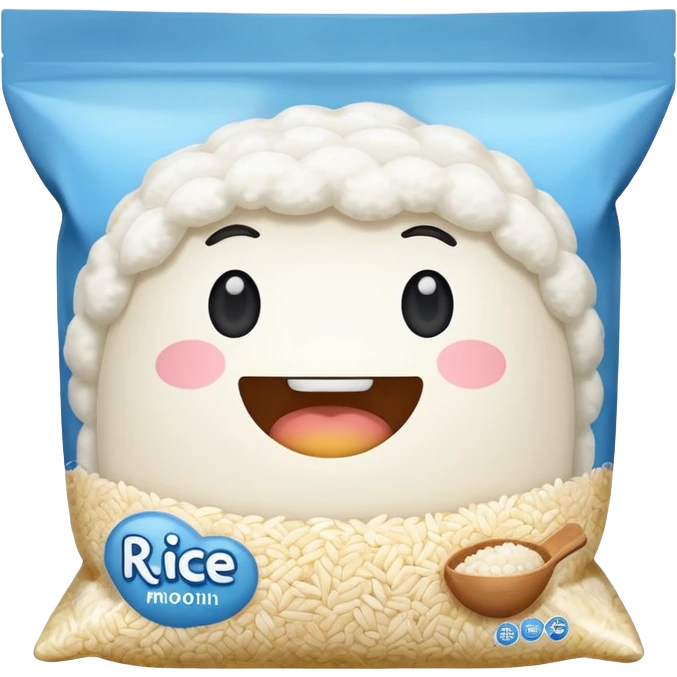 a pack of microwaveable rice emoji