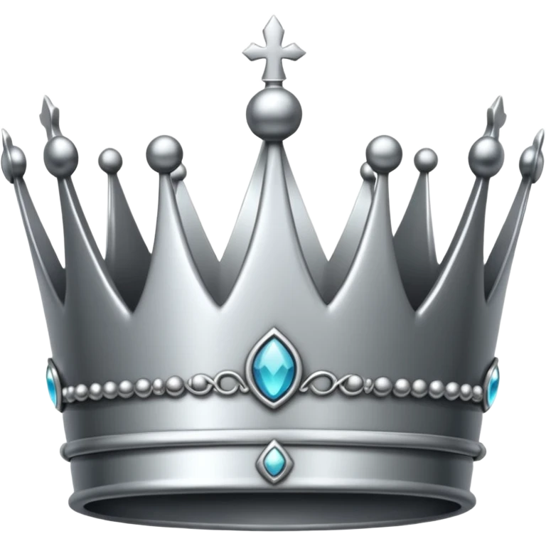 silver crown emoji