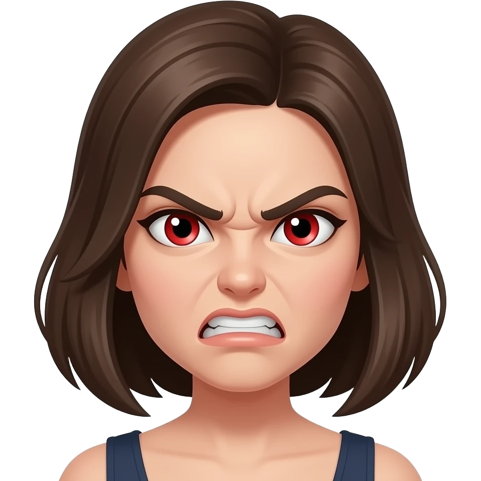 fury of a teen girl emoji