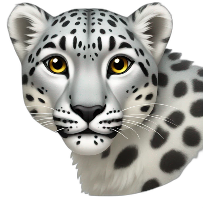 Snow leopard emoji