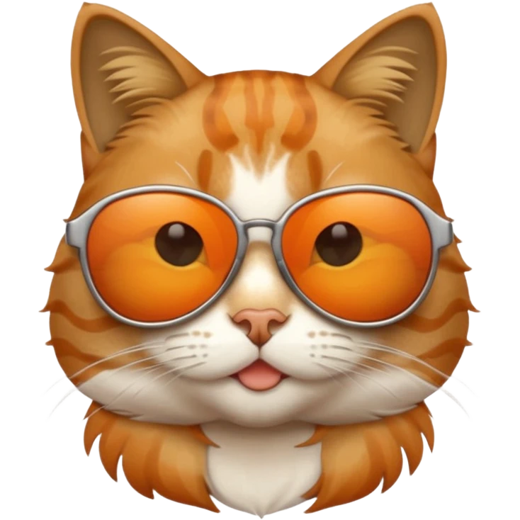 Cat wearing sunglasses emoji