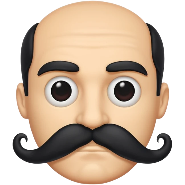 evil mustache emoji