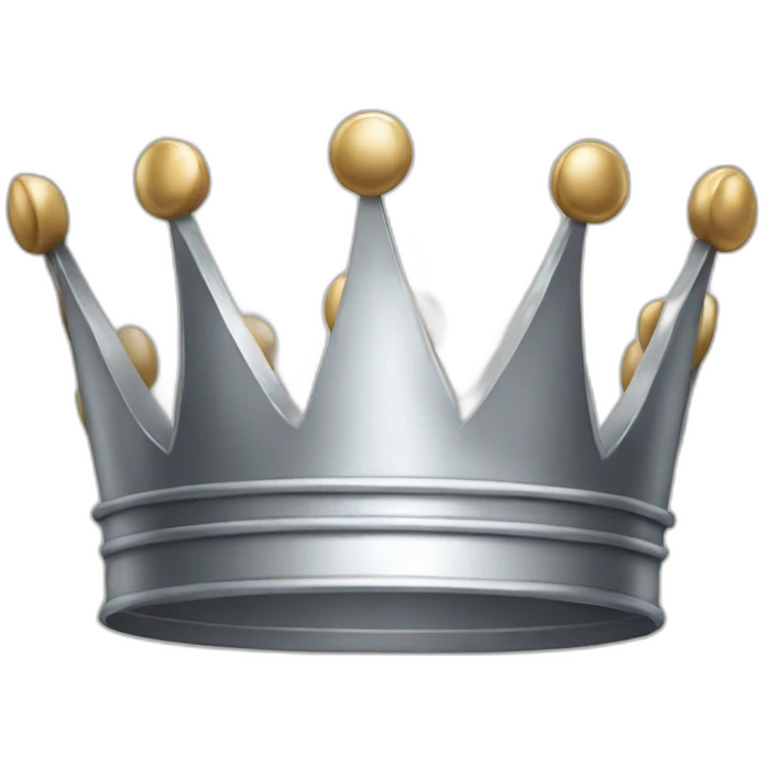 silver crown emoji