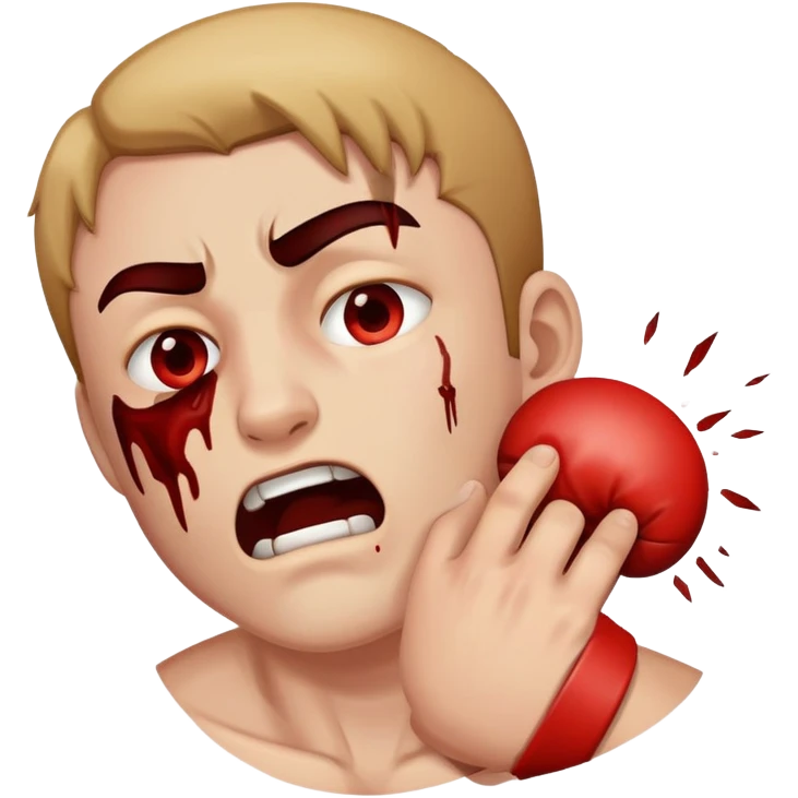 Punch in face  emoji