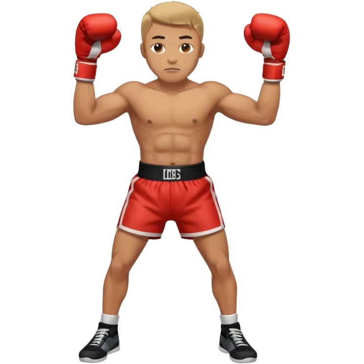 guy workout boxing full body shirt on  emoji