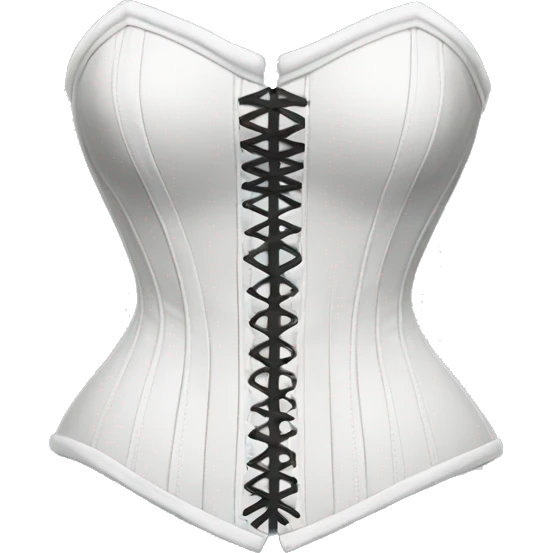 White corset  emoji