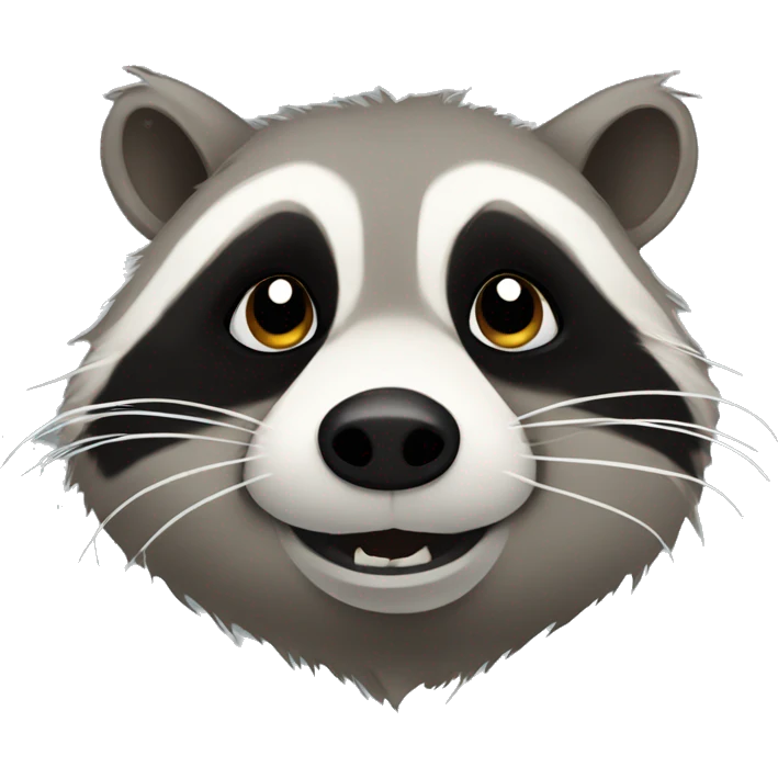 morbidly obese raccoon emoji