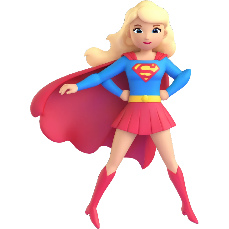 Supergirl from DC comics emoji