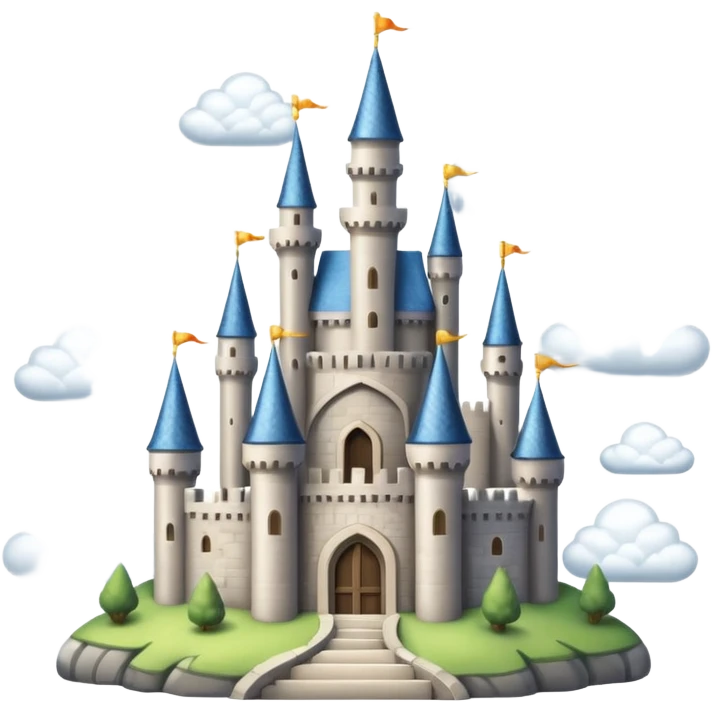 fantasy castle on the sky emoji