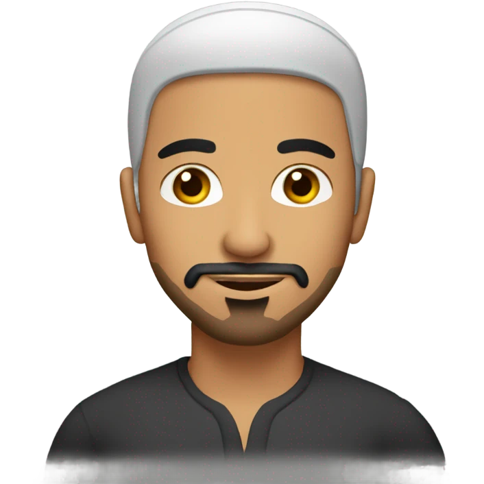 one arab hot man with a goatee  emoji