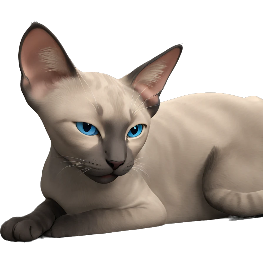 realistic blue eyed cat emoji