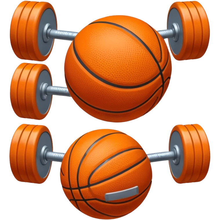 Dumbbell and ball emoji