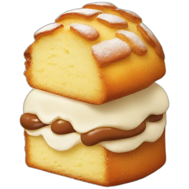 madeleine cake emoji