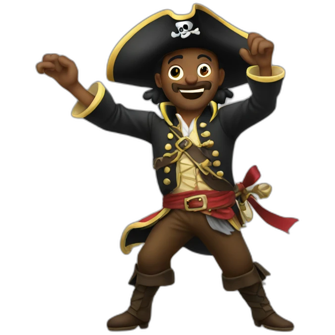 pirate dancing emoji