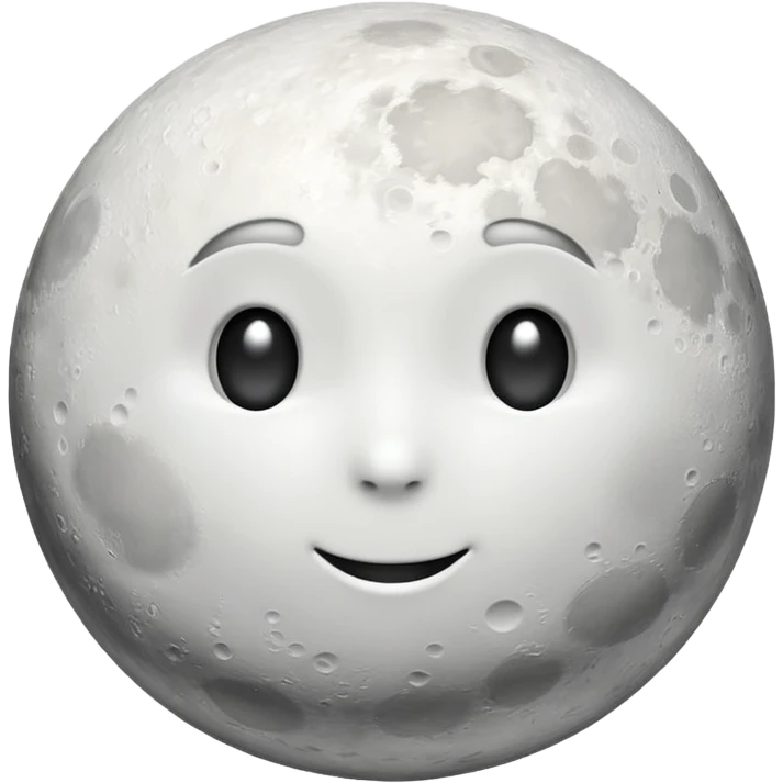 phases of the moon: first moon emoji