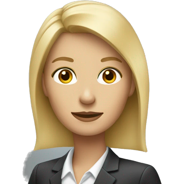 A blonde businesswoman  emoji