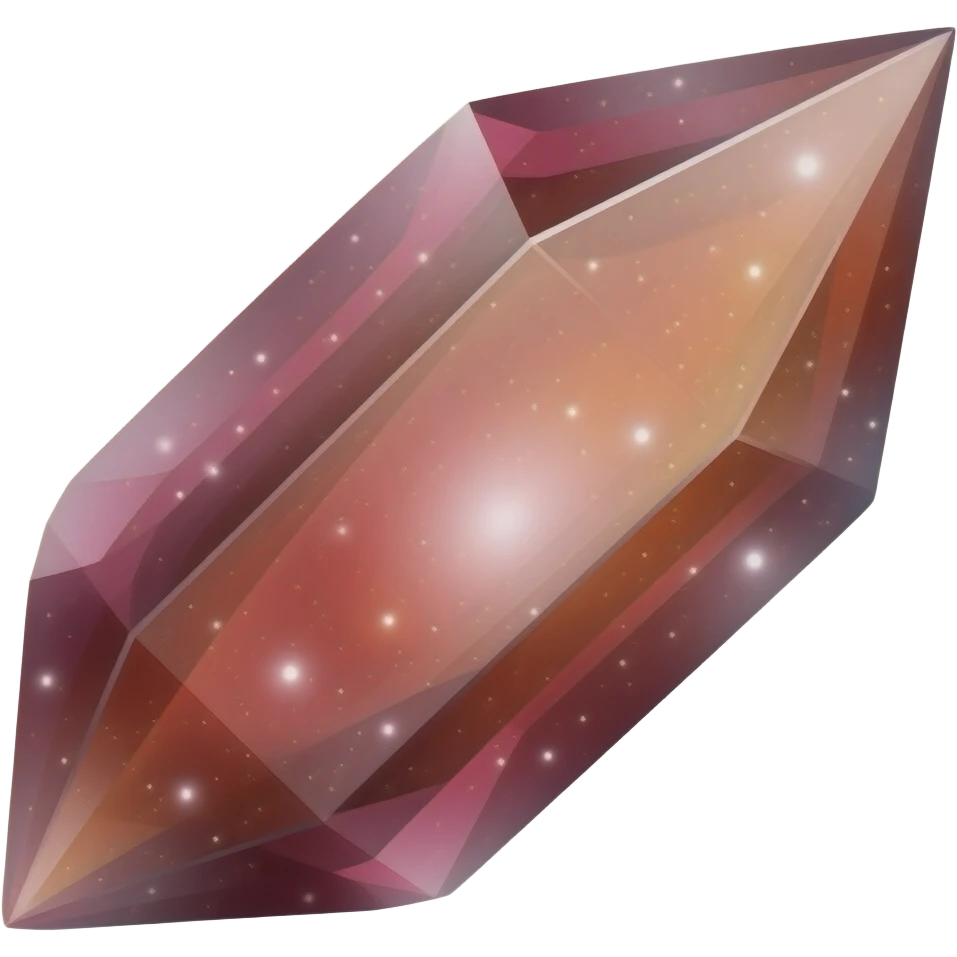 red iridescent nebula detailed crystal shard emoji