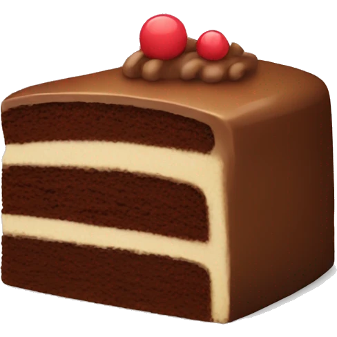 Brown cake emoji