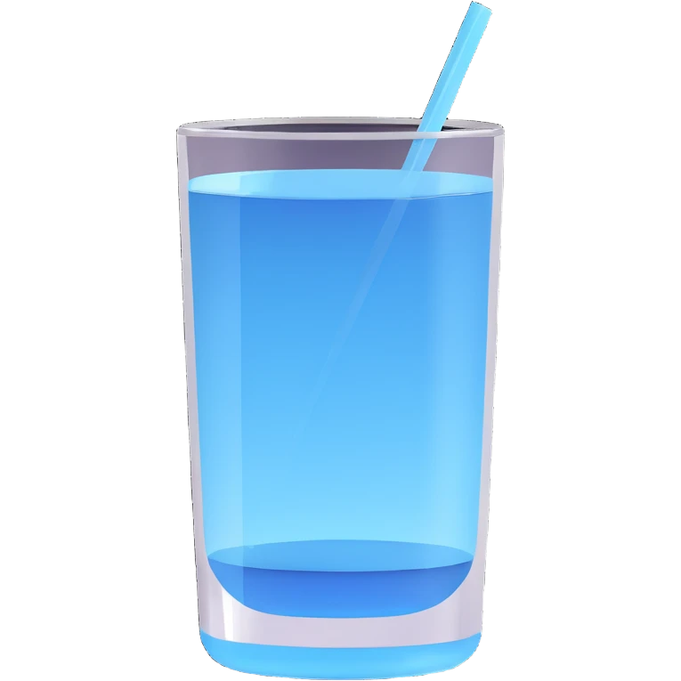  glass with water and without nothing emoji