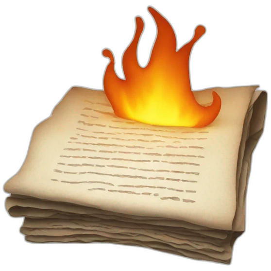 burned contract emoji