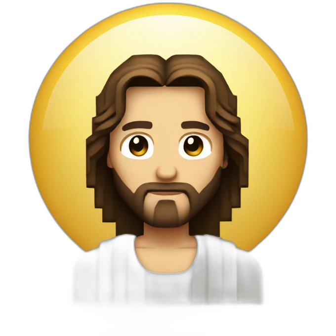 8 bit jesus emoji