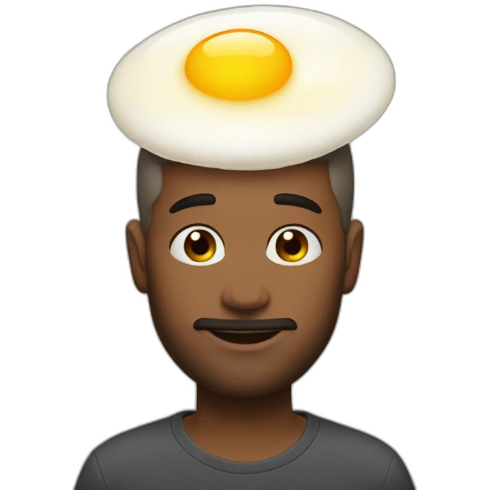 adrian with egg on his head gay emoji