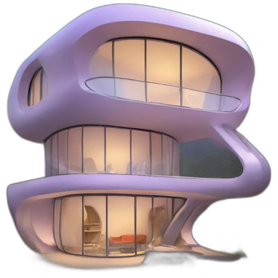 futuristic home emoji