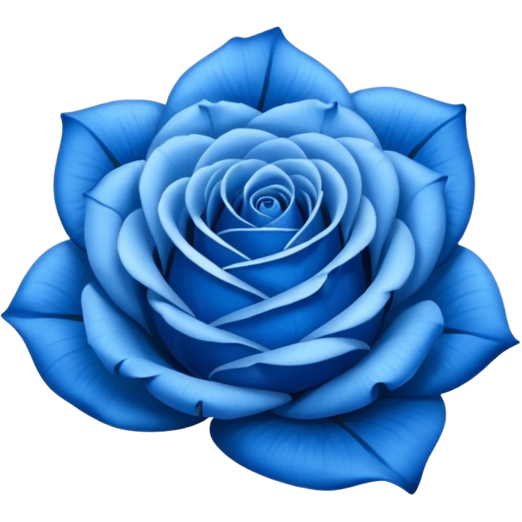 Blue roses emoji