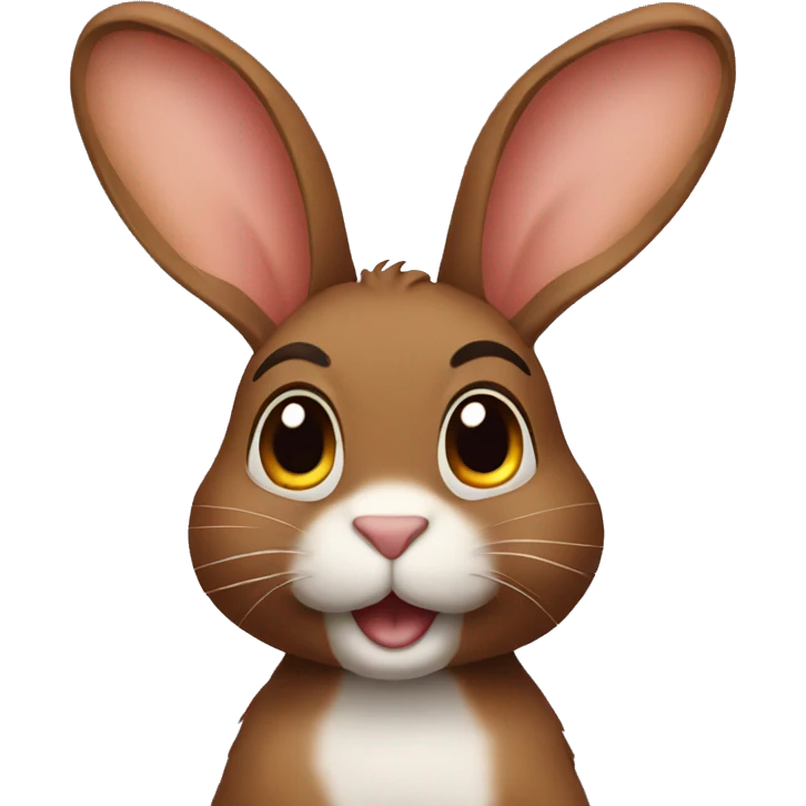 Brown bunny emoji