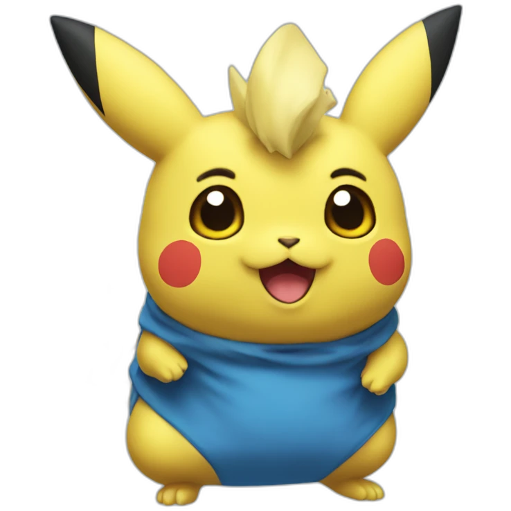 blue pikatchu emoji