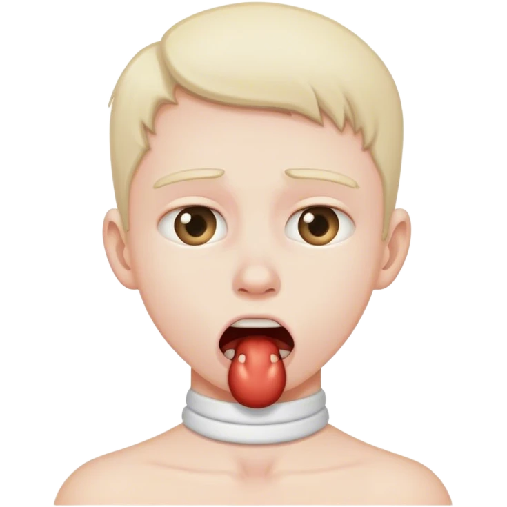 a person thats choking emoji