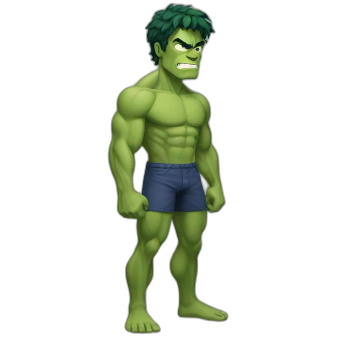 skinny hulk emoji
