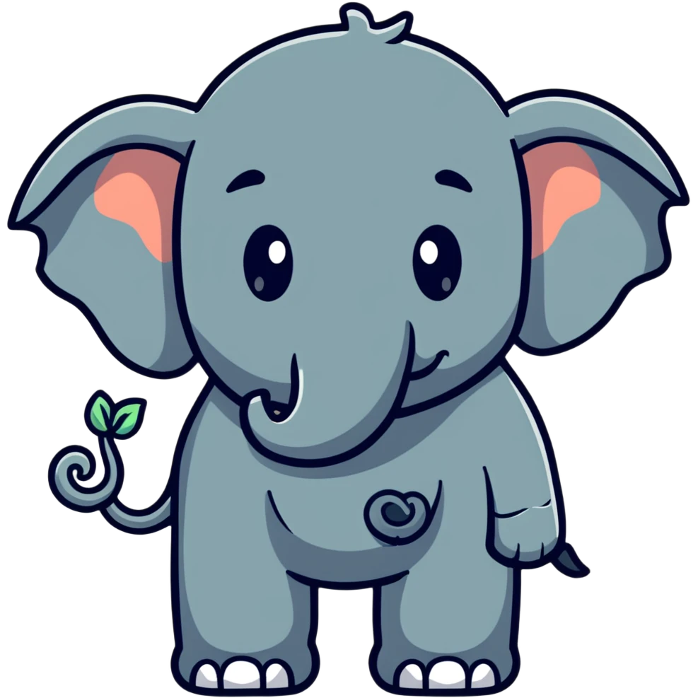 man with elephant features emoji