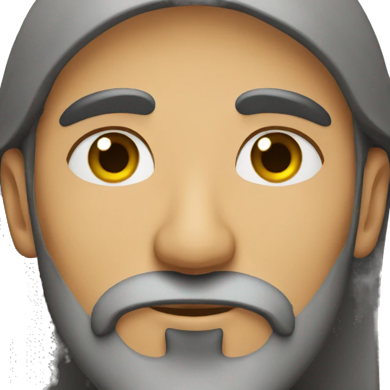 an arab man with a mid beard emoji